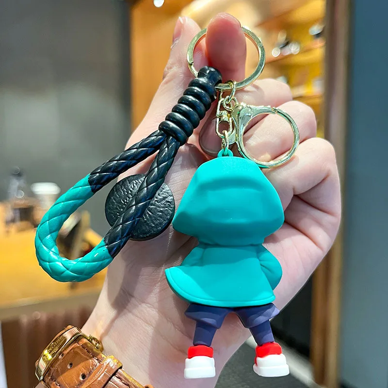 Gros Spider-Man porte-clés Spiderman figurine Anime Spider Man porte-clés sac à dos pendentif sac voiture porte-clés enfant modèle jouet
