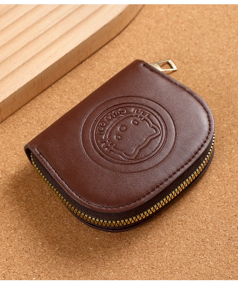 Kawaii Sanrio Hello Kitty porte-monnaie rétro carte sac mode fermeture éclair id sac de rangement transportant Mini portefeuille femmes cadeau fille jouet